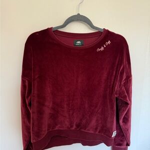 Roots Teen Girl’s Cozy Burgundy Sweatshirt